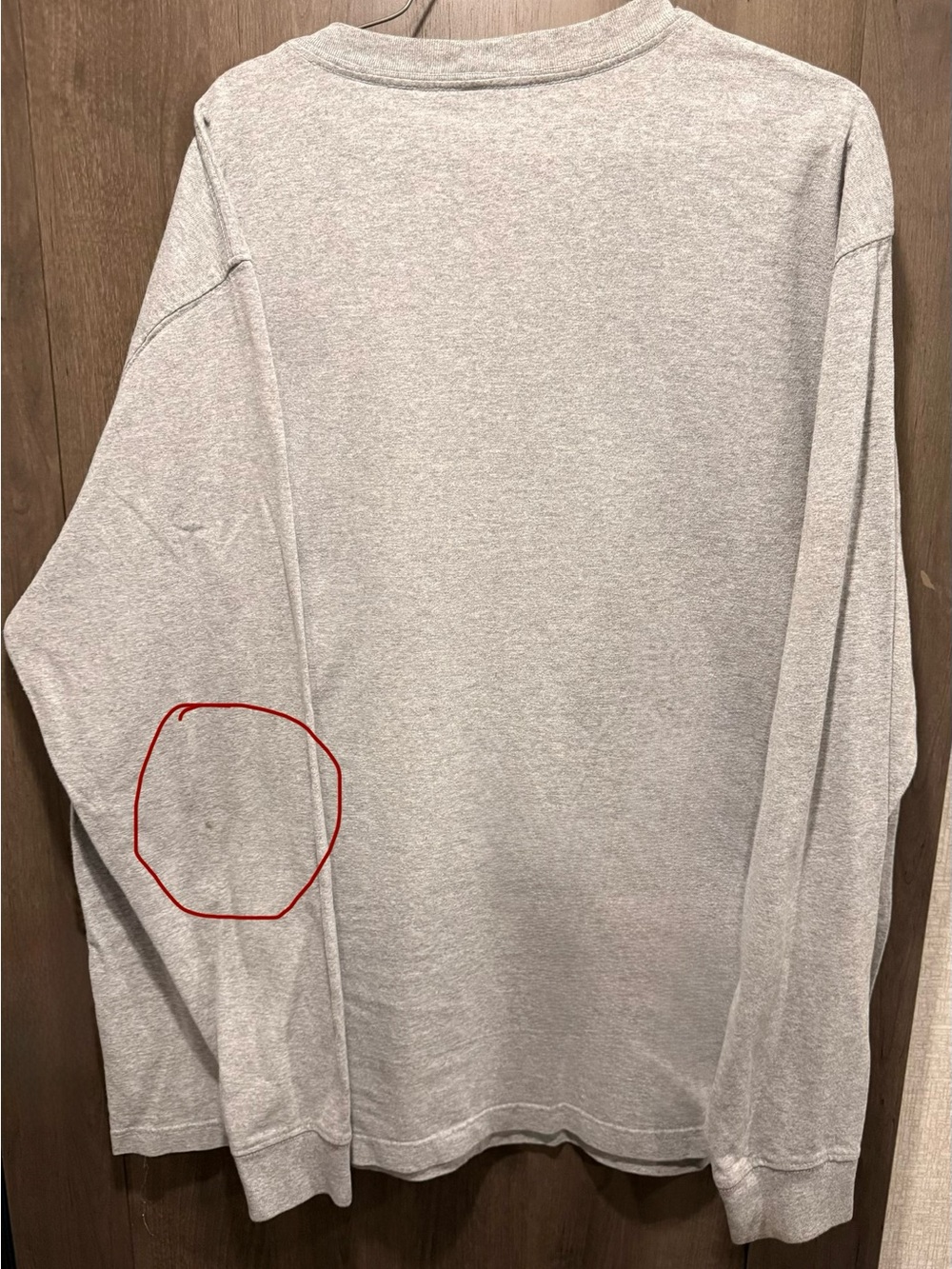 Carhartt Men’s Long-Sleeve Pocket Tee - Light Gray - Picture 6 of 6